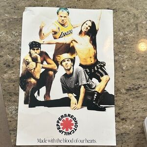 Vintage 1991 Red Hot Chili Peppers Promo Poster